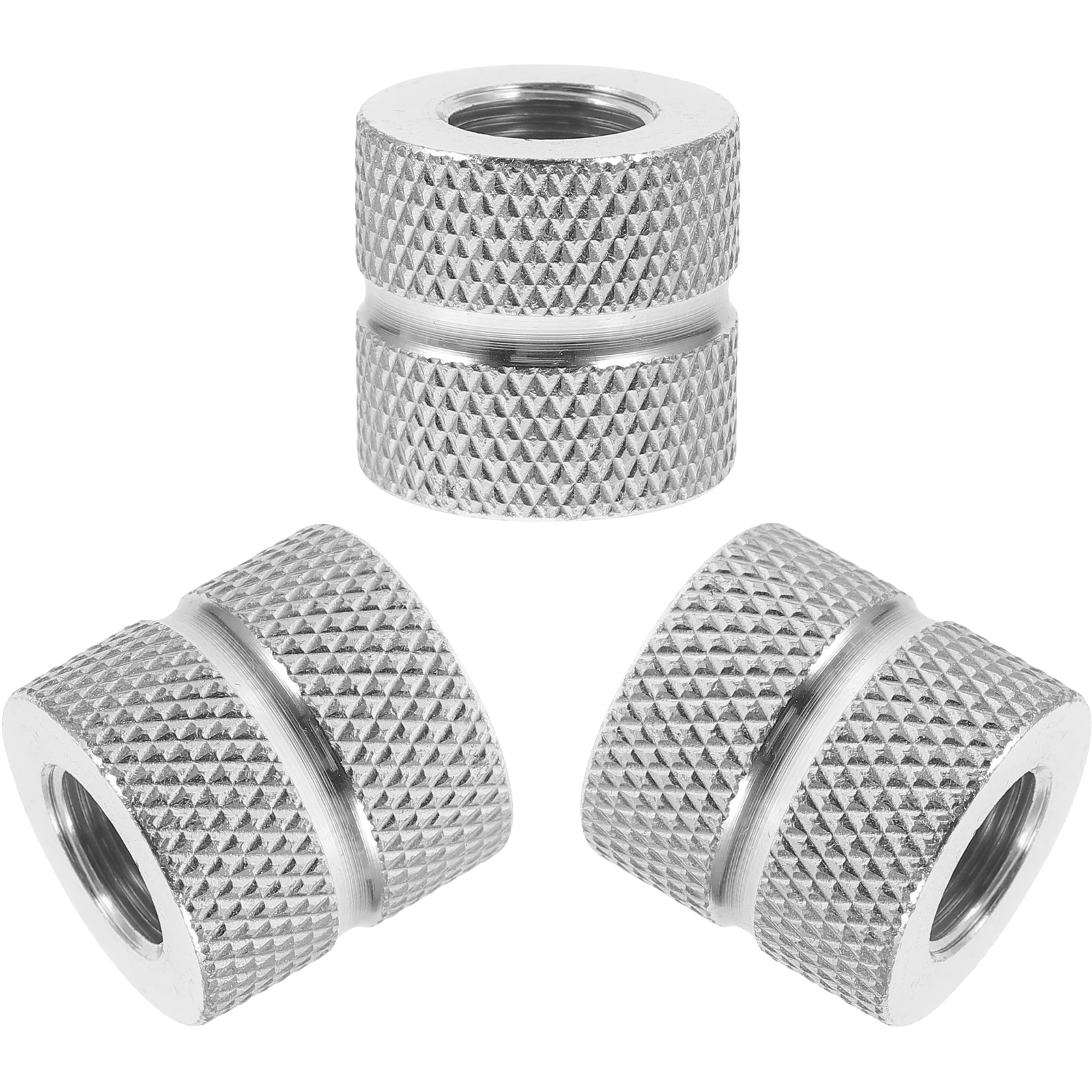 

3pcs Gas Converter Durable Gas Tank Convert Head Aluminum Alloy Head for BBQ Stove Camping Propane Adapter LeakProof Portable