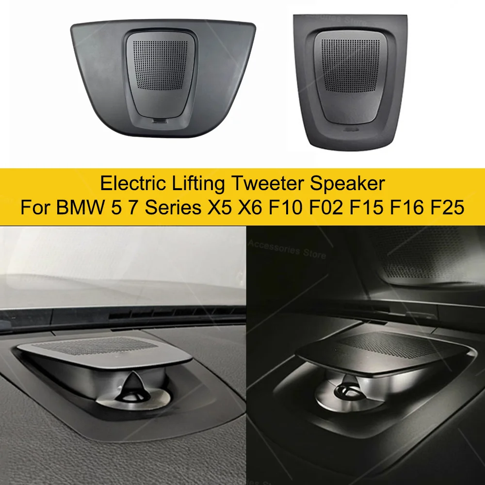 LED Motorisierter Hub-Lautsprecher mit Ambientebeleuchtung für BMW F10 F02 F25 F15 F16 5er 7er Serie X3 X5 X6 Hub-Hochtöner