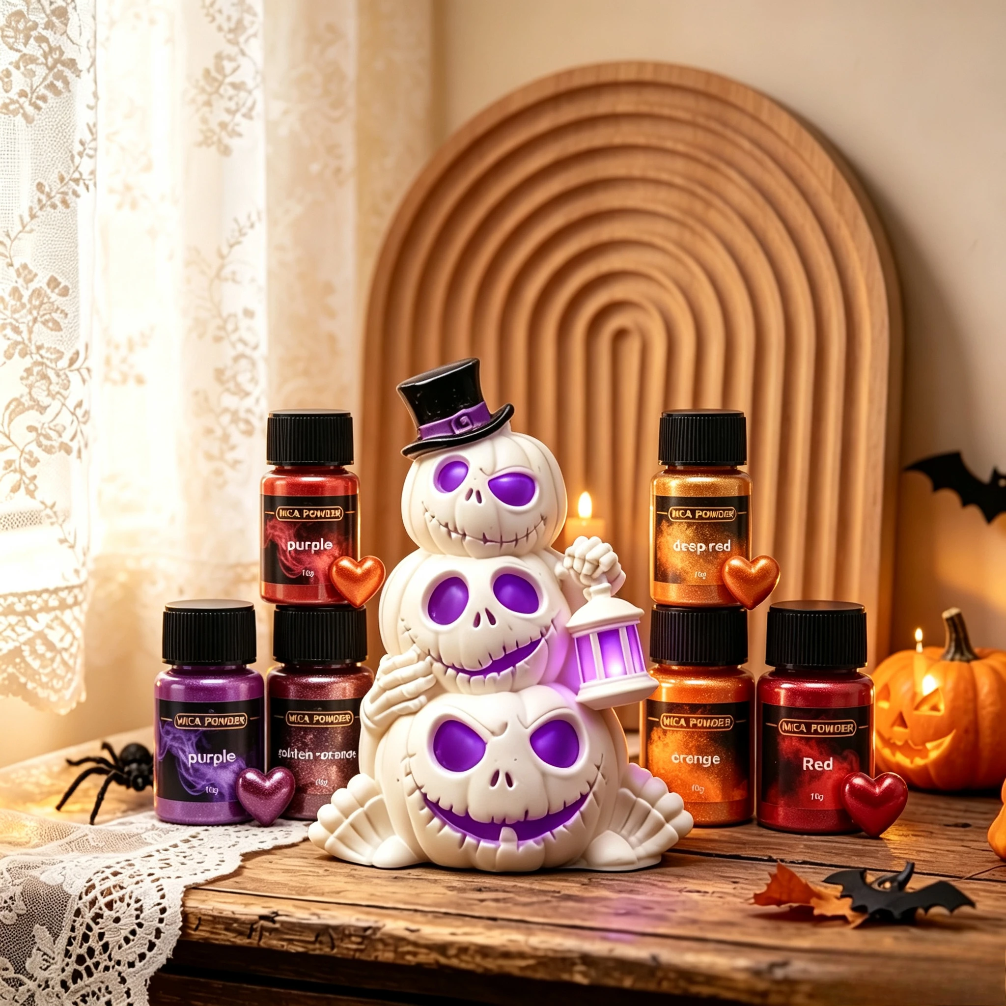 Halloween Stack Pumpkin Skull - Soap Making Experiment ulasan dan harga