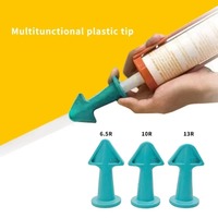 Caulking Tool Kit 3Pcs Silicone Nozzle Scraper Multi Function For Home Improvement Floor Gap Filling Professional Use