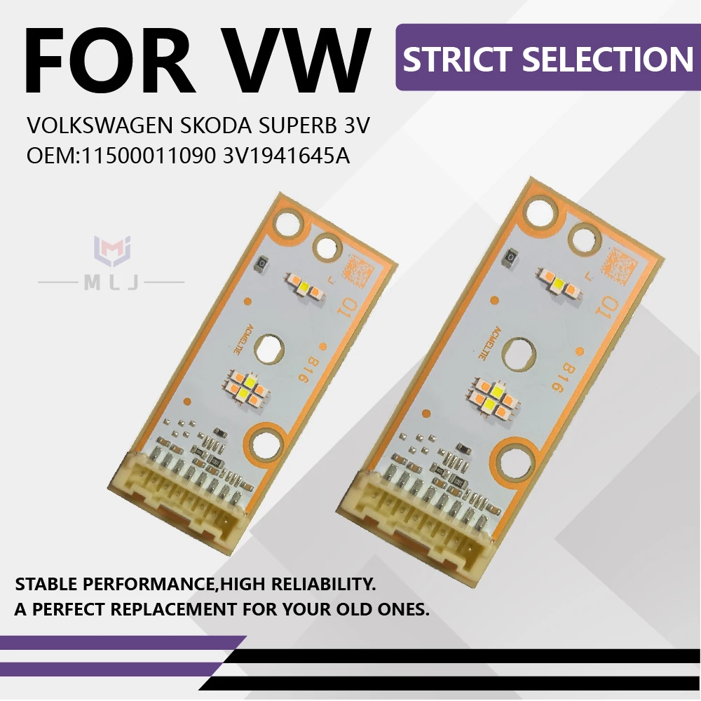 

For Vauxhall Skoda Superb 3V radiator module angel eye circuit board chip 11500011090 white LED headlight board 3V1941645A