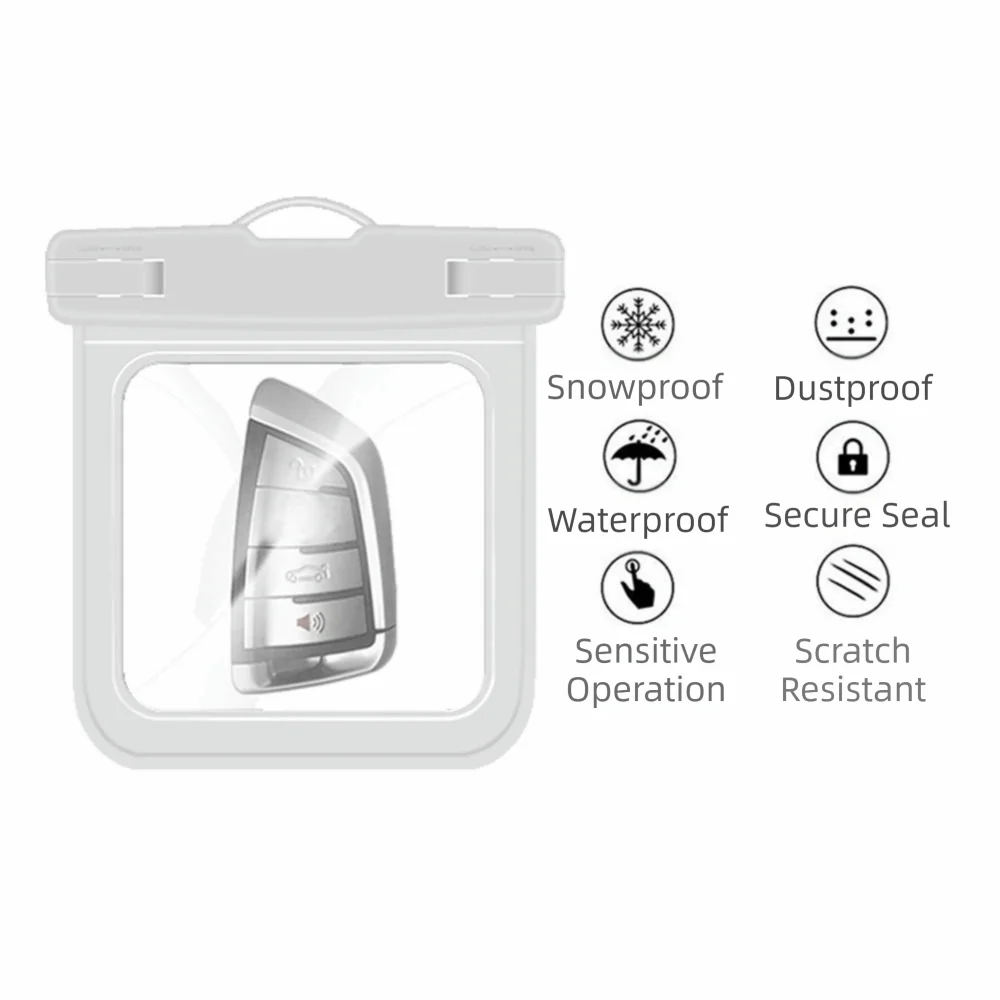 Durable 30M Underwater Waterproof Bag TPU Mini Small Items Dry Bag IPX8 Protection Waterproof Sack for Keys Wallet