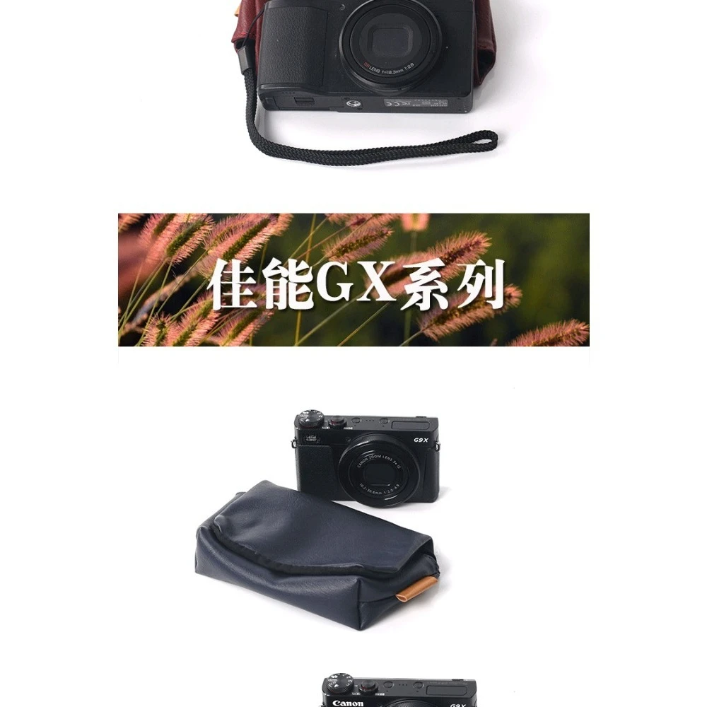 For Fujifilm X Half X-HF1 Instax mini EVO X100V X100F X100T X100S X30 XF10 Retro PU Leather Camera Bag Water Resistant Case view 2