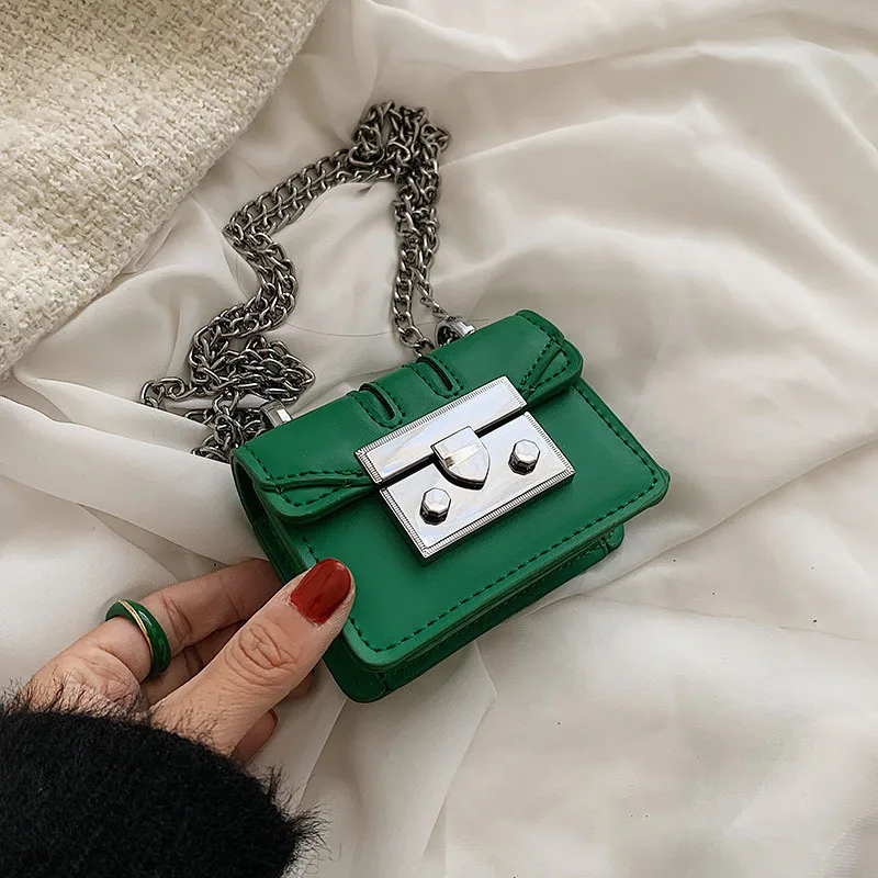 New Arrival Mini Crossbody Bags For Women Designer Fashion Luxury Chain Shoulder Coin Purse Cute Small Square Box Lipstick Bag