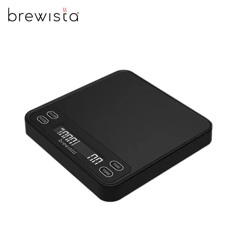 Brewista-Portable LCD Digital Electronic Coffee Weighing Scale, Home, Kitchen, Bar, Timer Balance, 2kg, 01G