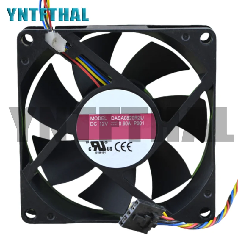 New DASA0820R2U 0725Y7 DC12V 0.60A  4 Wires Lines Optiplex 790 990 SFF ADVANCED HYDEAULIC BEARING FAN COOLING