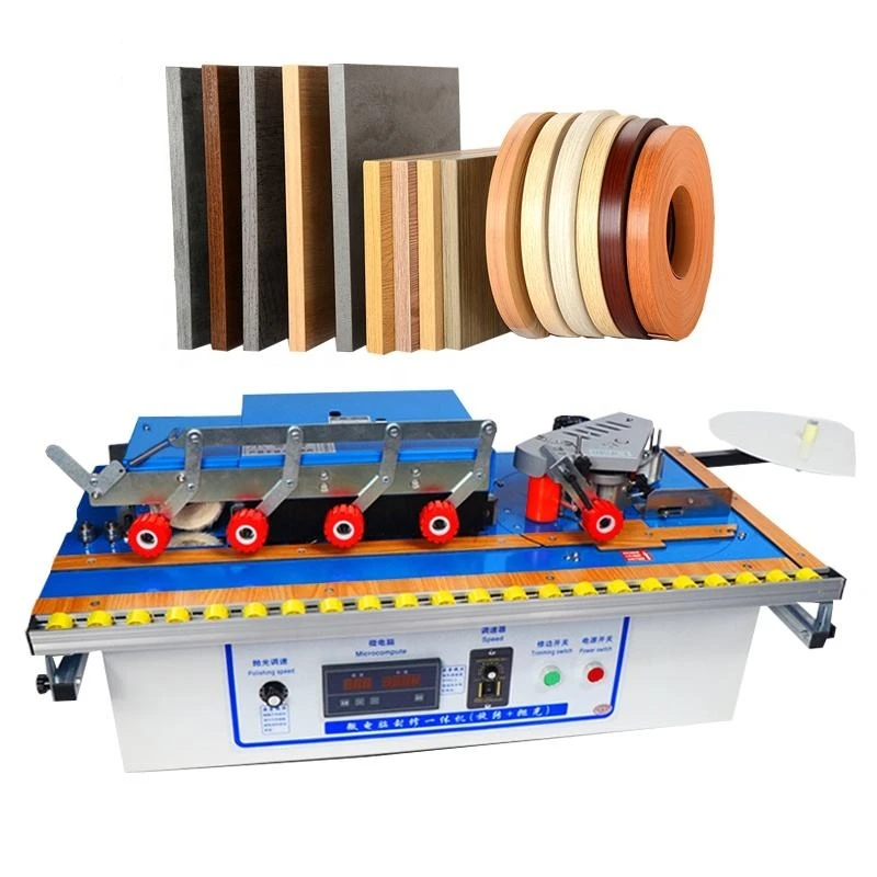 Edge Banding Machine for Wood Profile Processing Small Straight Curve Edge Banding Counter Machine