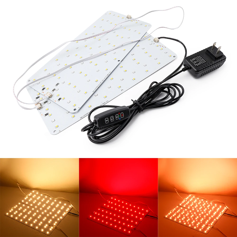 Full Spectrum Hidropônico LED Crescer Luz, Phyto Lâmpada, Regulável, Temporizador para Plantas, Flor Veg, Painel Interior Phytolamp