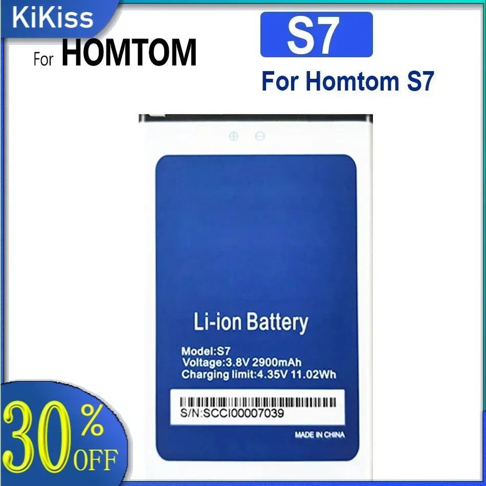 2900Mah Mobile Phone Battery For HOMTOM S7 + Batteries Warranty