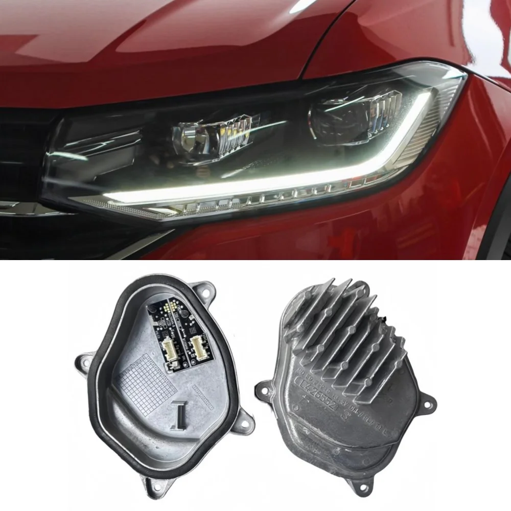 

Модуль чипов сигналов дневных ходовых огней 2GM998478 2GM998478A для VW T-CROSS Tcross 2019 + светодиодные фары DRL, модули указателей поворота