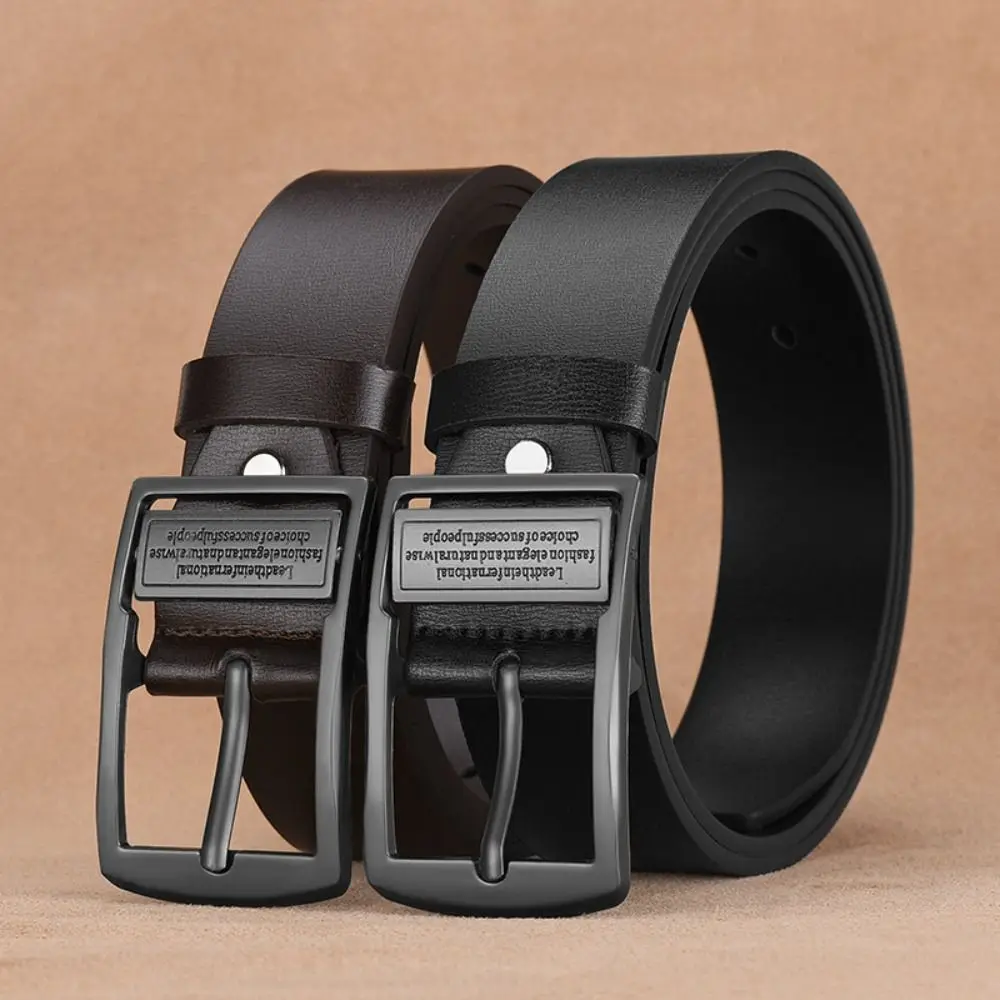 

Fashion Luxury Design Leather Belt Casual Versatile Pin Buckle Waistband Waist Strap