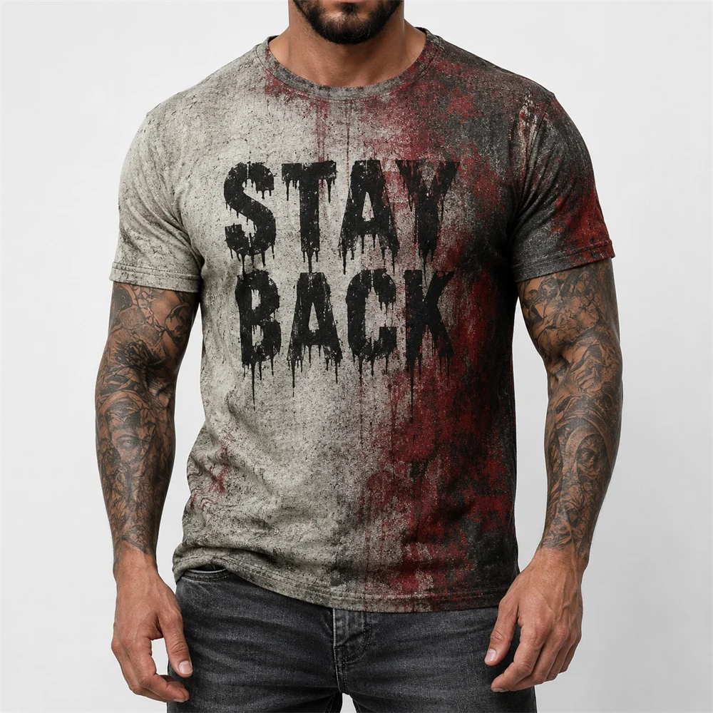 3D Print Retro Bloedvlek Hallo - Summer Clothing Words recensie en prijs