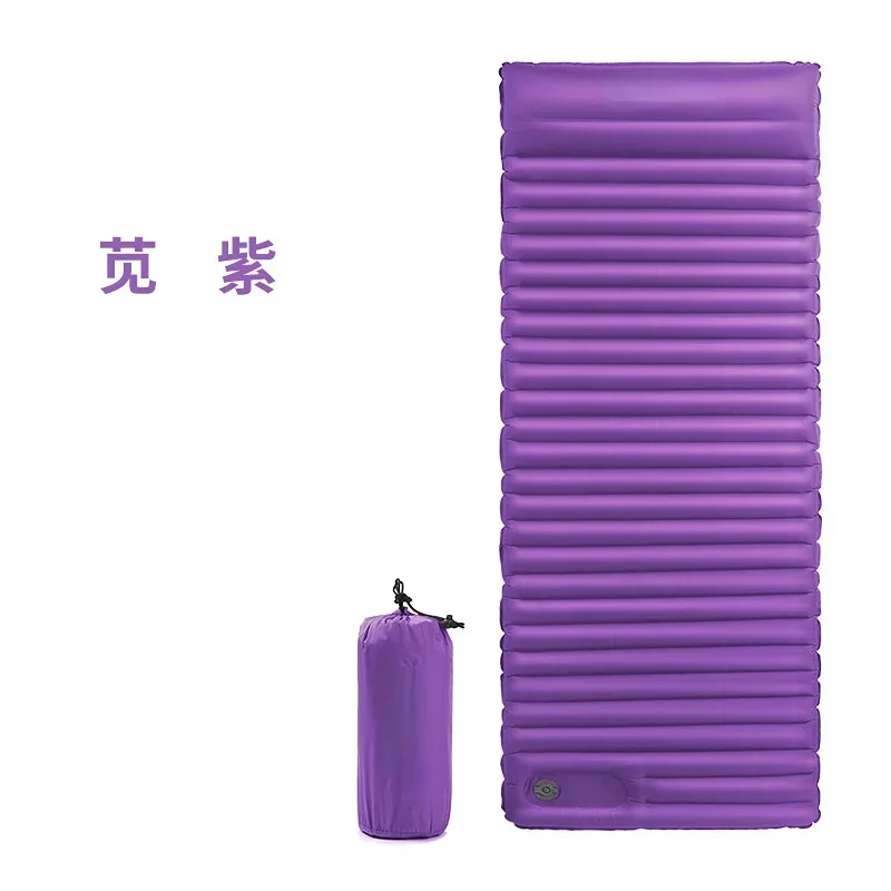 

2022 New Outdoor Travel Camping Mat Inflatable Mattress Thicken Air Mat Sleeping Pad with Pillow Lightweight Portable Tent Mat