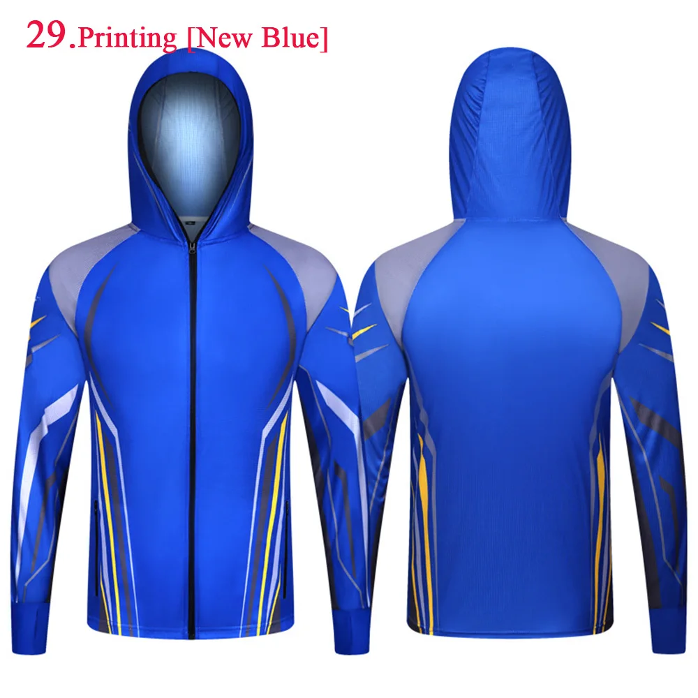 

2022 Fishing Clothes Anti UV Sun Protection Summer Fishing Hoodies Long Sleeve Jerseys Breathable Quick Dry Fishing Shirts