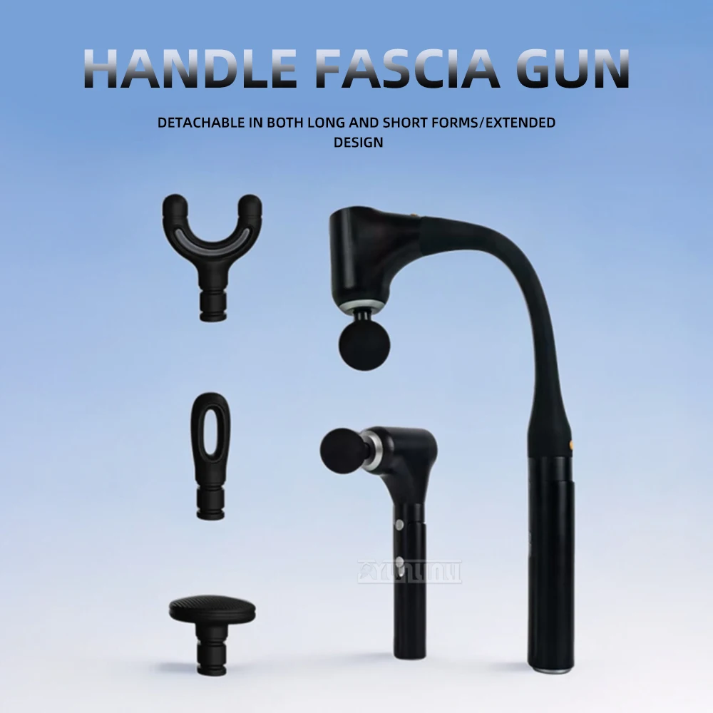 Detachable Handle Fascia Gun Self-Locking 3/8'' Chuck Air Impact Wrench Bar Ergonomic Design