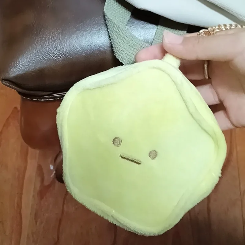 Kawaii Sanrio Sumikko Gurashi Plush Wallet Cute Star Series Anime Backpack Pendant Transparent Small Bag Girl Festival Gift