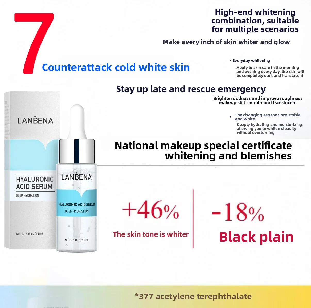 

One drop to brighten—bid farewell to dry lines and dullness, and embrace hydrated, radiant whiteness.