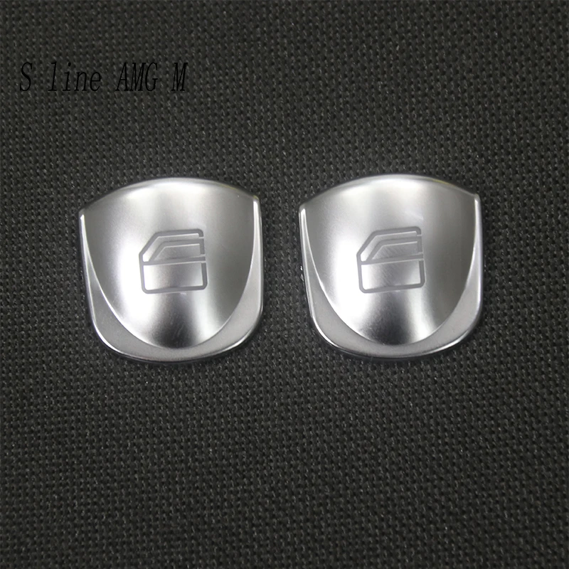 For Mercedes Benz C Class W203 2002-2006 Car Door Window Glass Lift Button switch Cover Sticker Trim Auto Interior Accessories