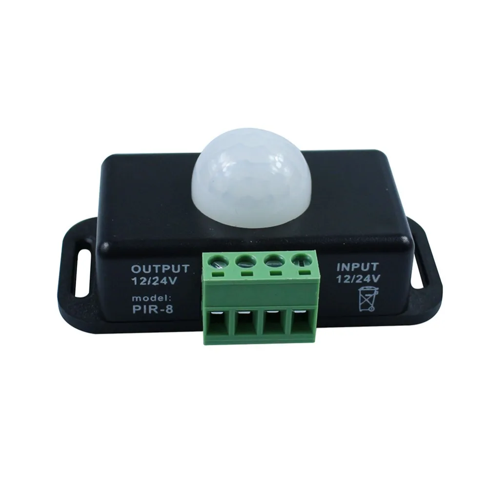 DC12V 24V PIR Sensor LED Motion Sensor Switch Motion Timer Function Sign Control PIR Controller LED Strips Lighting