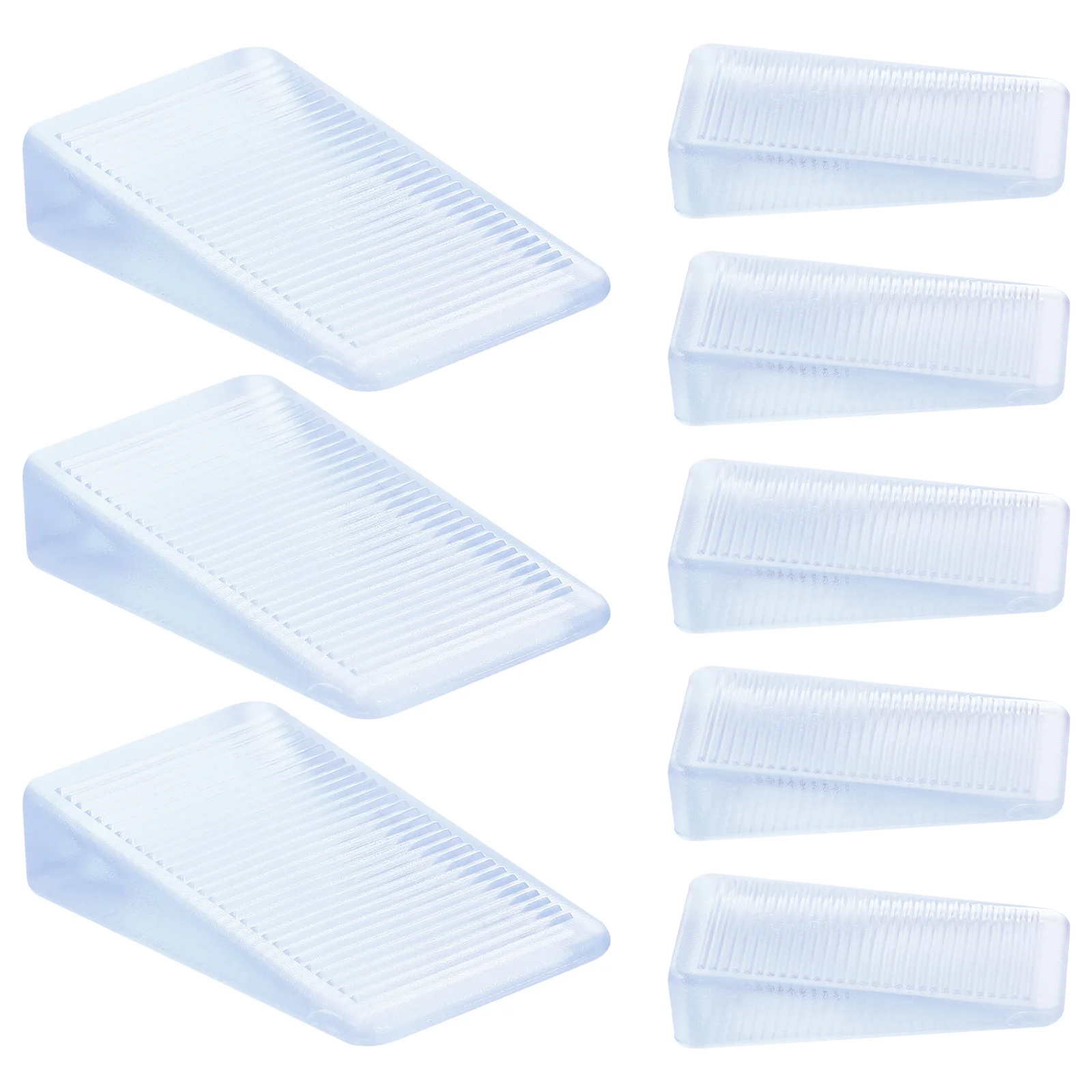 8 Pcs Table Mat Furniture Leveling Risers Shims for Tablecloth Pvc Cabinet Levelers