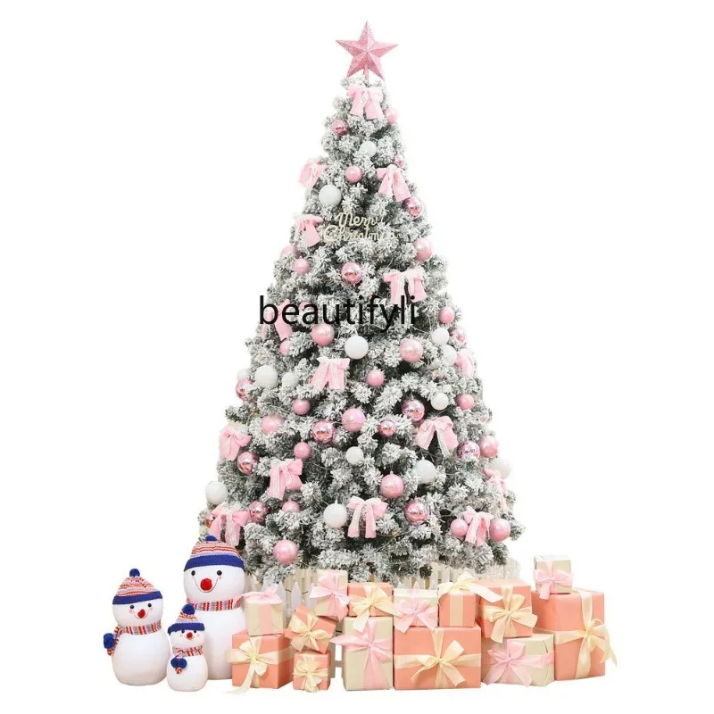 

GY Christmas Tree Ornaments 1.2/1.5/2.4 M Christmas Decoration Korean Style Snow Tree Package Decoration Christmas Tree Home