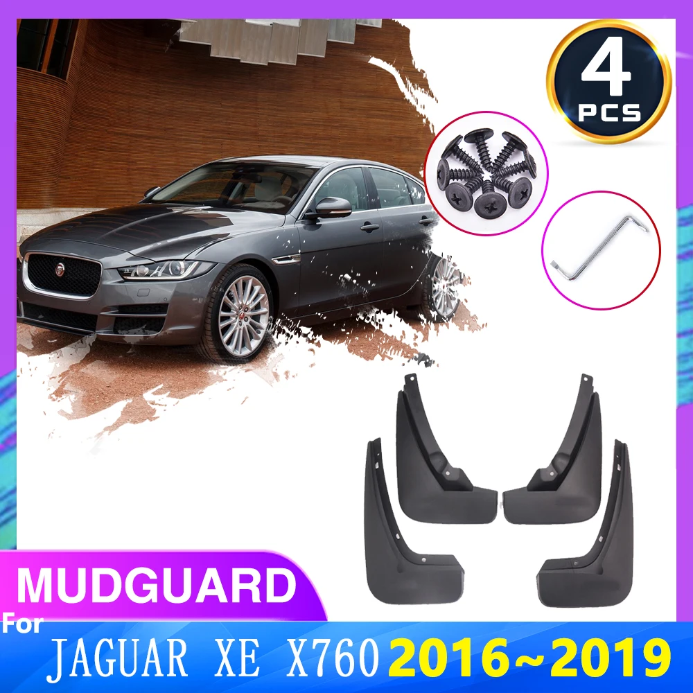 

Для Jaguar XE X760 2016 2017 2018 2019 автомобильный брызговик переднее и заднее крыло брызговик колеса брызговик 4 шт. автомобильные аксессуары