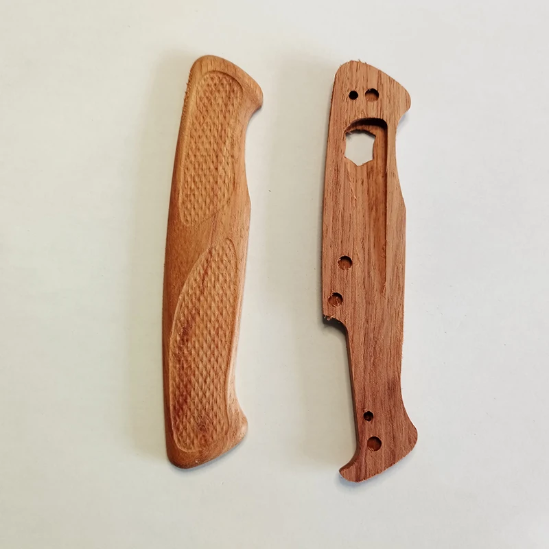 1 Pair Natural Solid Wood Material Knife Handle Patches Scales FOR 130MM Victorinox Delemont RANGER Series 0.9663.MC Accessories