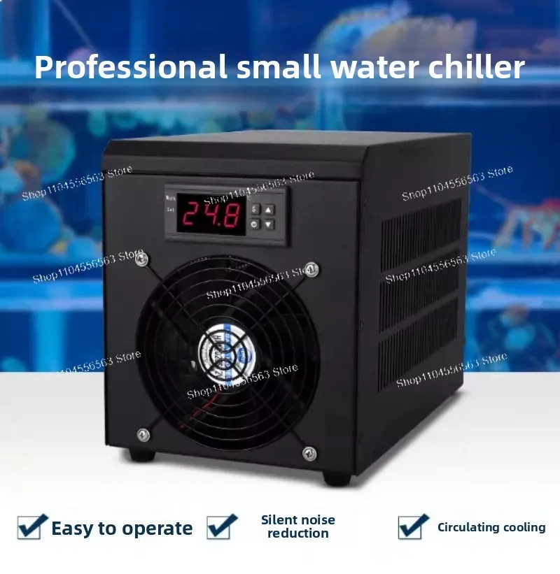 180W 220-240V Aquarium Chiller & Heater, Dual Cooling/Heating Constant Temp, Submersible Water Cooler for Fish Tank