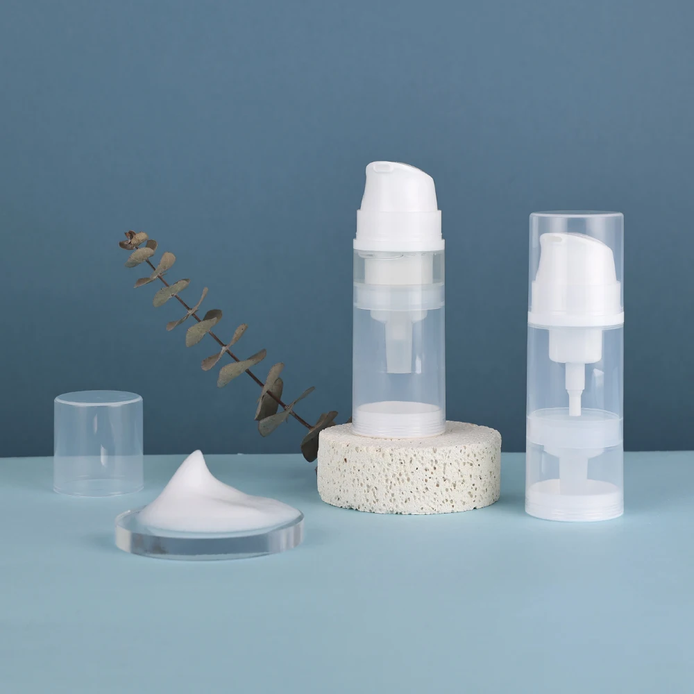 زجاجة مضخة رغوة الضغط بدون هواء قابلة لإعادة الملء لتغليف مستحضرات التجميل 50 مل 80 مل 100 مل حاوية فارغة #2