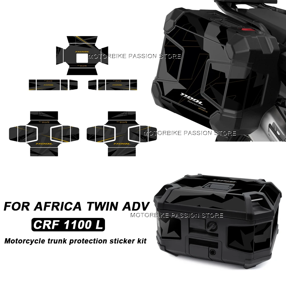 

Motorcycle Luggage Sticker Handbag Protective Decorative Sticker Waterproof for Africa Twin CRF 1100 L crf1100L Adv Sport