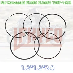 Motorcycle Engine Part Bore 100mm Piston Rings 1.2*1.2*2.0 Kit for 1987-1995 Kawasaki KL650 KLR650 KLR 650CC KTM650 FY650 BMW650