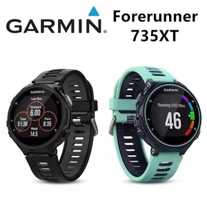 ساعة اختبار معدل ضربات القلب الرياضية الخارجية Garmin-Forerunner 735XT ، GPS ، إصدار متعدد اللغات ، بدون صندوق أصلي ، 95٪ عالم جديد أفضل 10 ساعات Garmin مستعملة مبيعا - No2