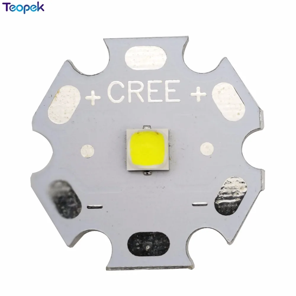 5PCS 10W  XPL XP-L Led Emitter Light White 6500K Warm White 3000K Nature White 4500K With 16mm 20mm PCB For DIY