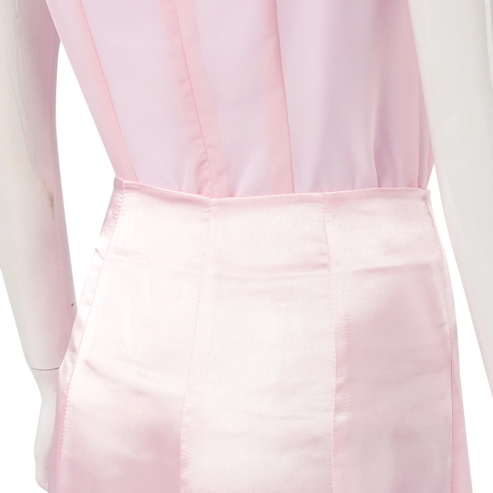 أزياء Wicked Glinda التأثيرية لحفلات الأفلام القوطية، فستان وردي اللعب لحفلات الهالوين