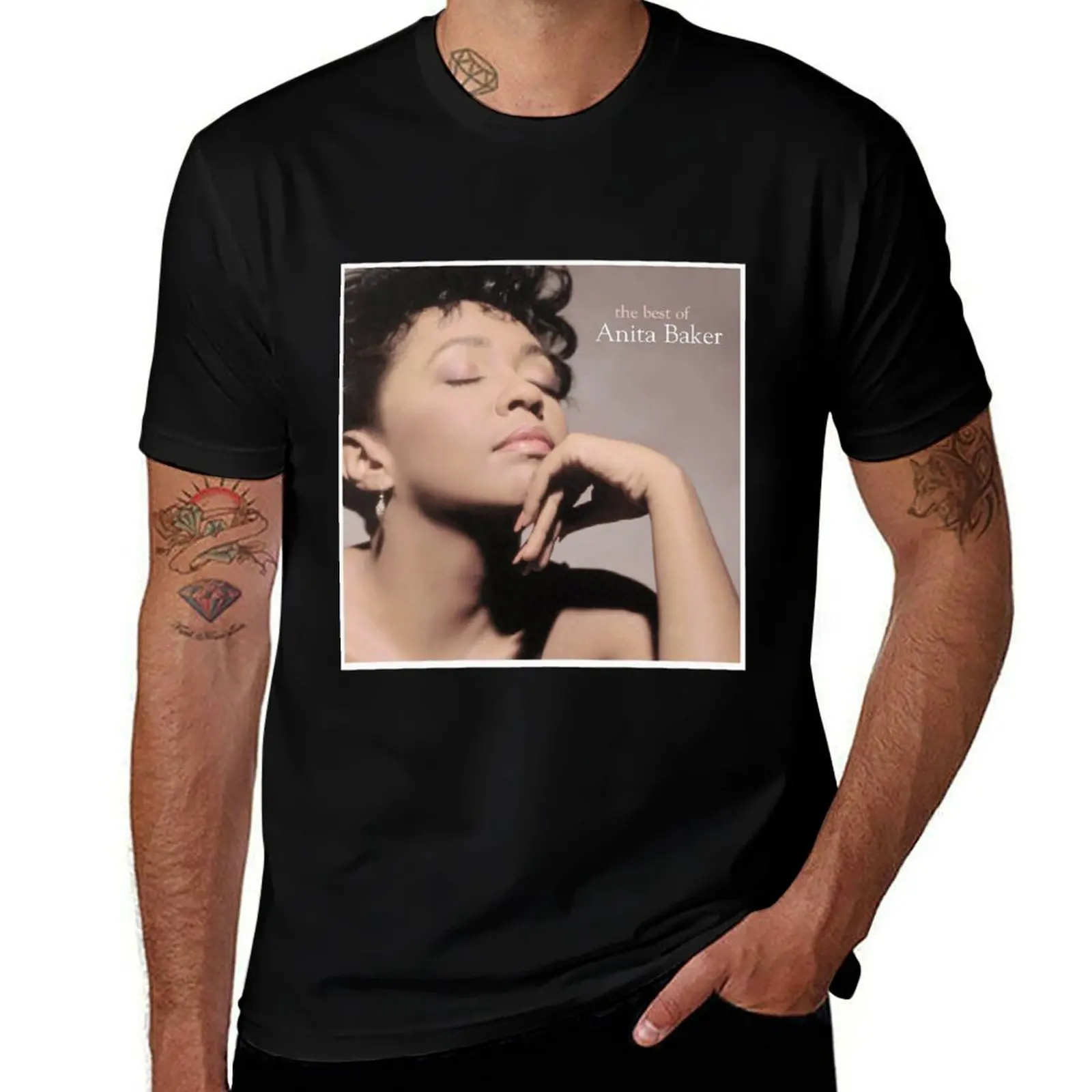 Anita Baker T-Shirt Plus Size Gym Sports T-Shirt