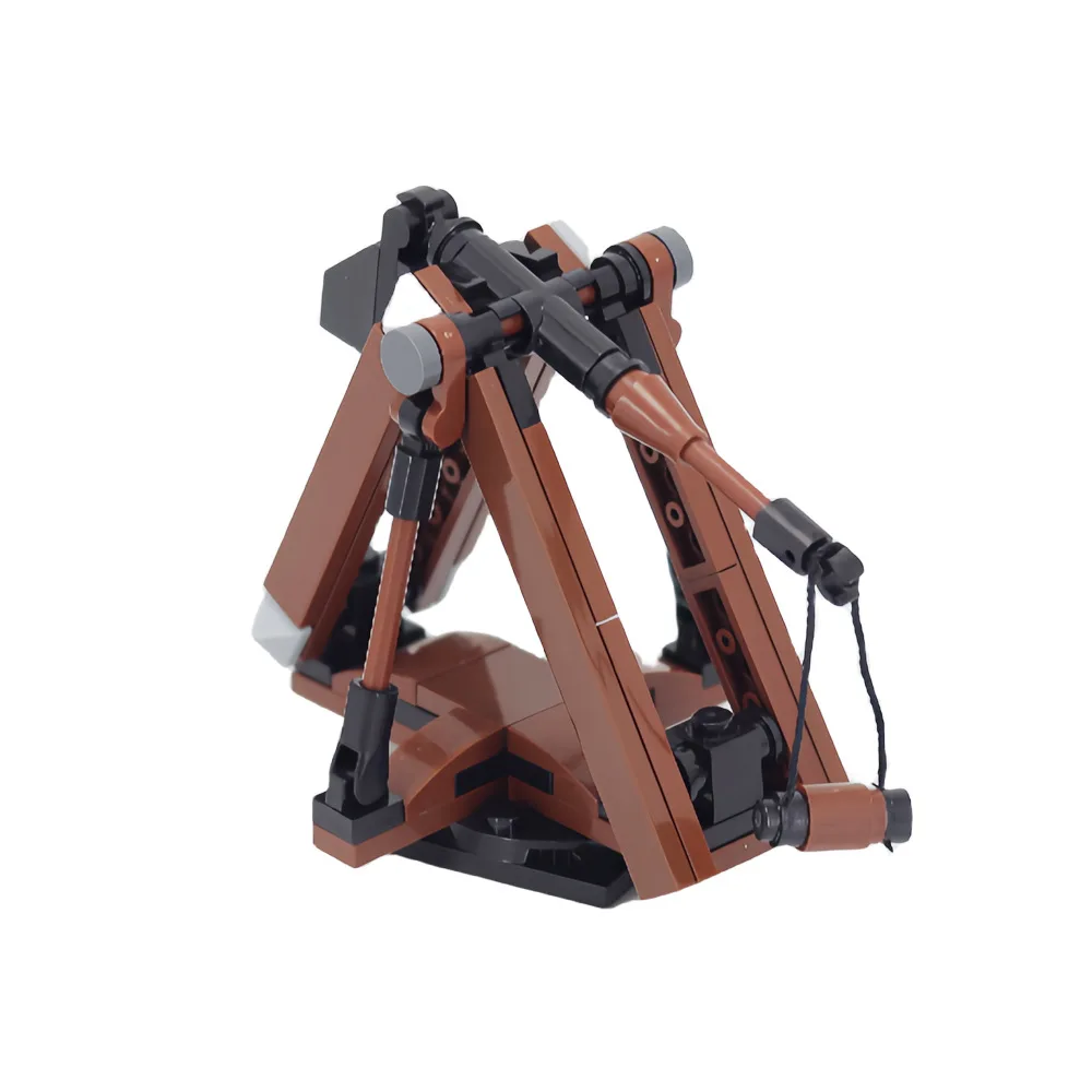 Medieval MOC Military Siege Equipment catapult Weapons Assemble Building Block Figures Compatible Model DIY Brick Child Toy Gift