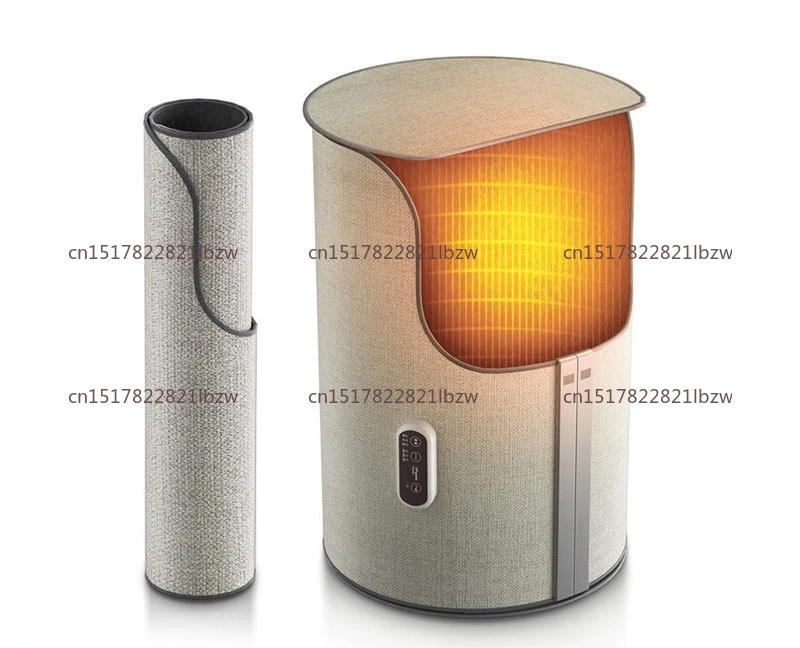 Under The Table Plate Heater Foot Warmer, Carbon Crystal Electric Heater Windless Heating Machine Three-fold Folding Foot Warmer