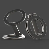 Foldable Double Sided Magnetic Phone Holder for Magsafe Gym Treadmill Universal Folding Car Holder Magnetic Smartphone Stand 6