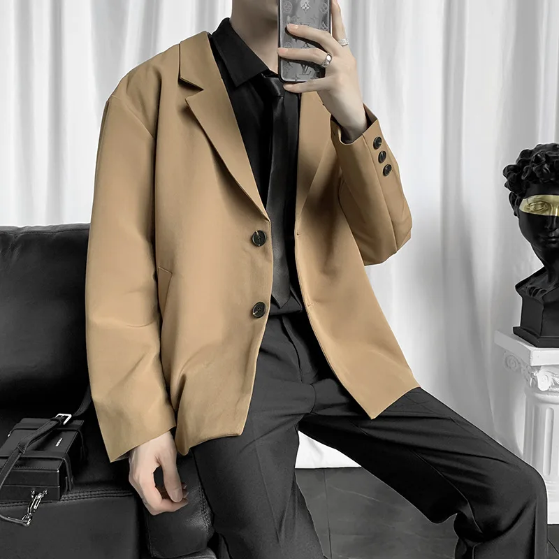 

6271-R-Spring and Autumn Youth Slim Fit Suit Men's Suit Customized Suit