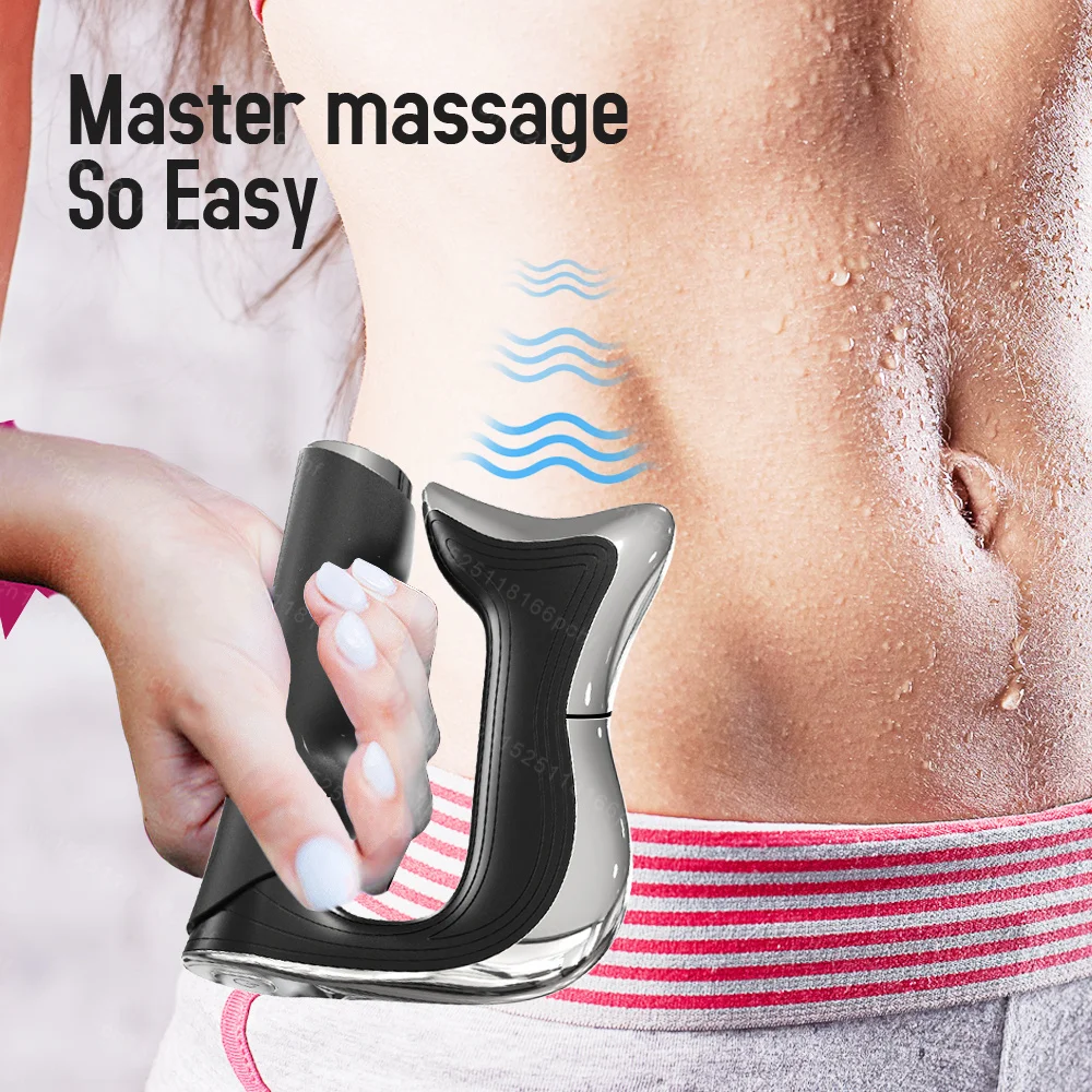 Electric Fascia Massager Scraping Body Micro Current Vibration Muscle Soothing and Relaxing Body Lifting Scraping Massage Knife