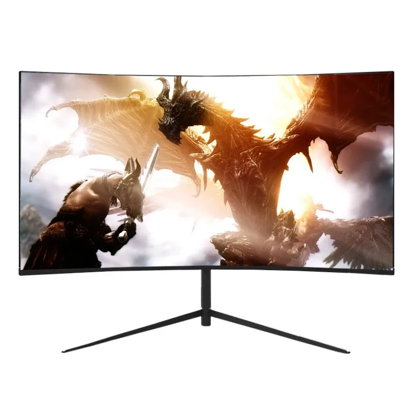 24 inch monitor 27 ultra-thin curved high-definition 2K desktop computer 32 inch esports LCD screen IPS