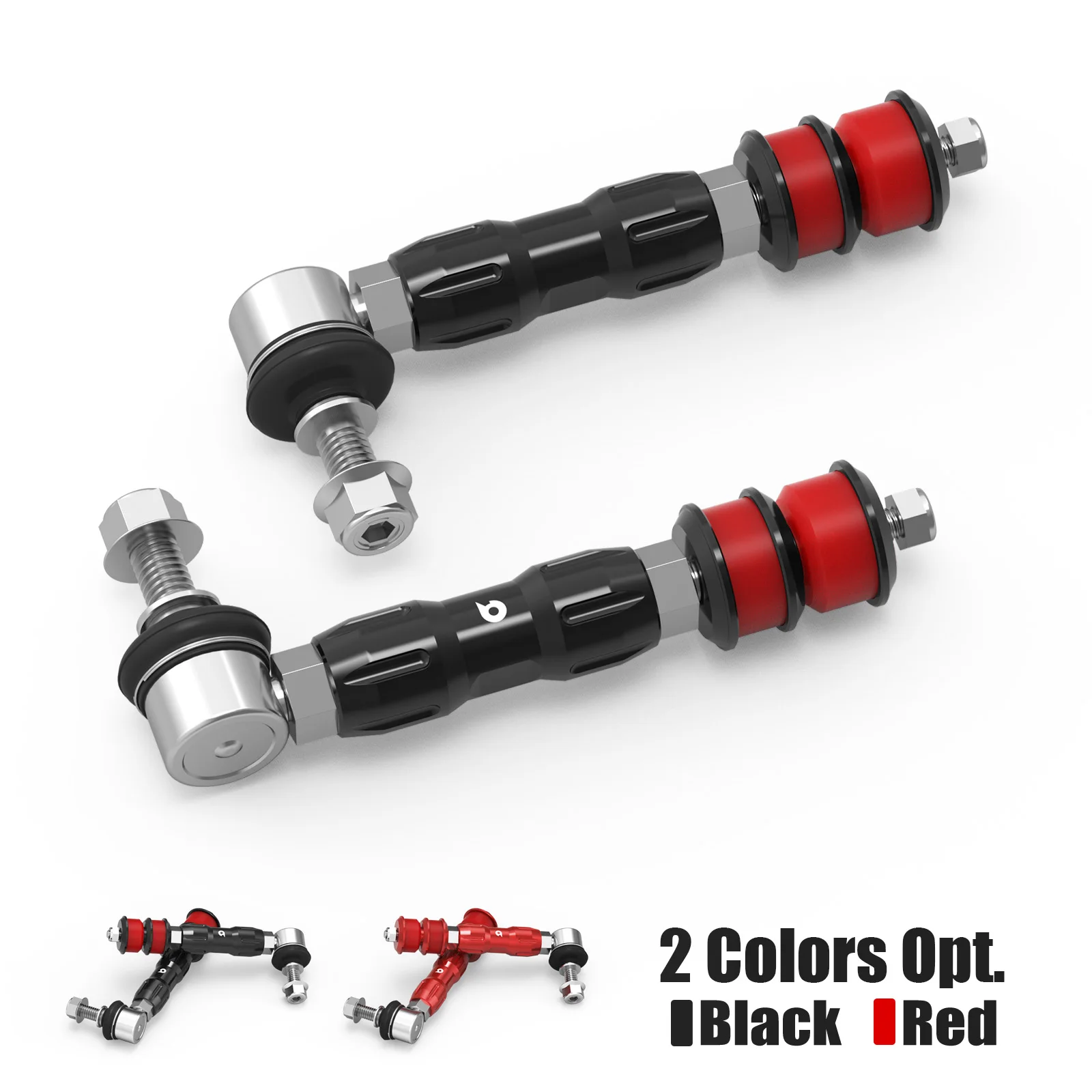 

BEVINSEE Aluminium Rear Sway Bar Link Kit for Toyota 4Runner 2003-2024, for Toyota FJ Cruiser 2007-2014, Replace for 48830-60030