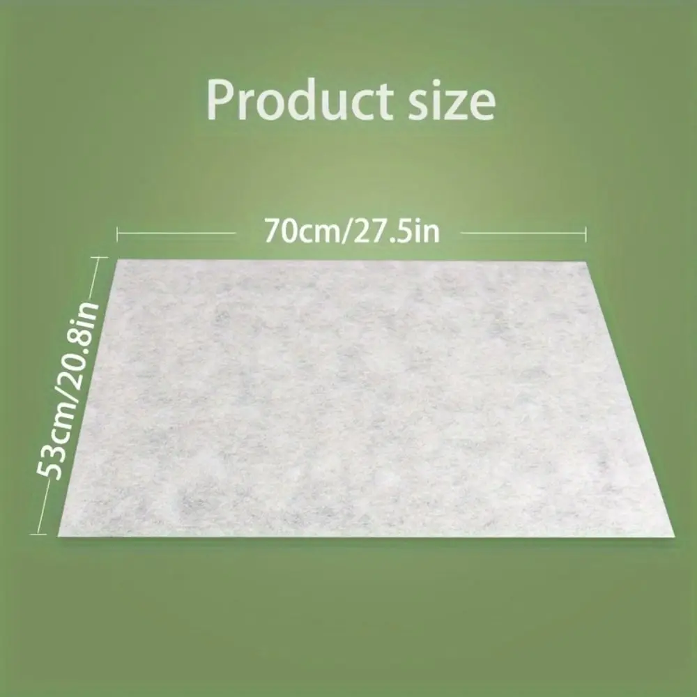 50/100 قطعة لا رائحة ملاءات السرير القابل للتصرف مريحة 70X53cm غير المنسوجة وسادة منشفة متعددة الوظائف الأبيض