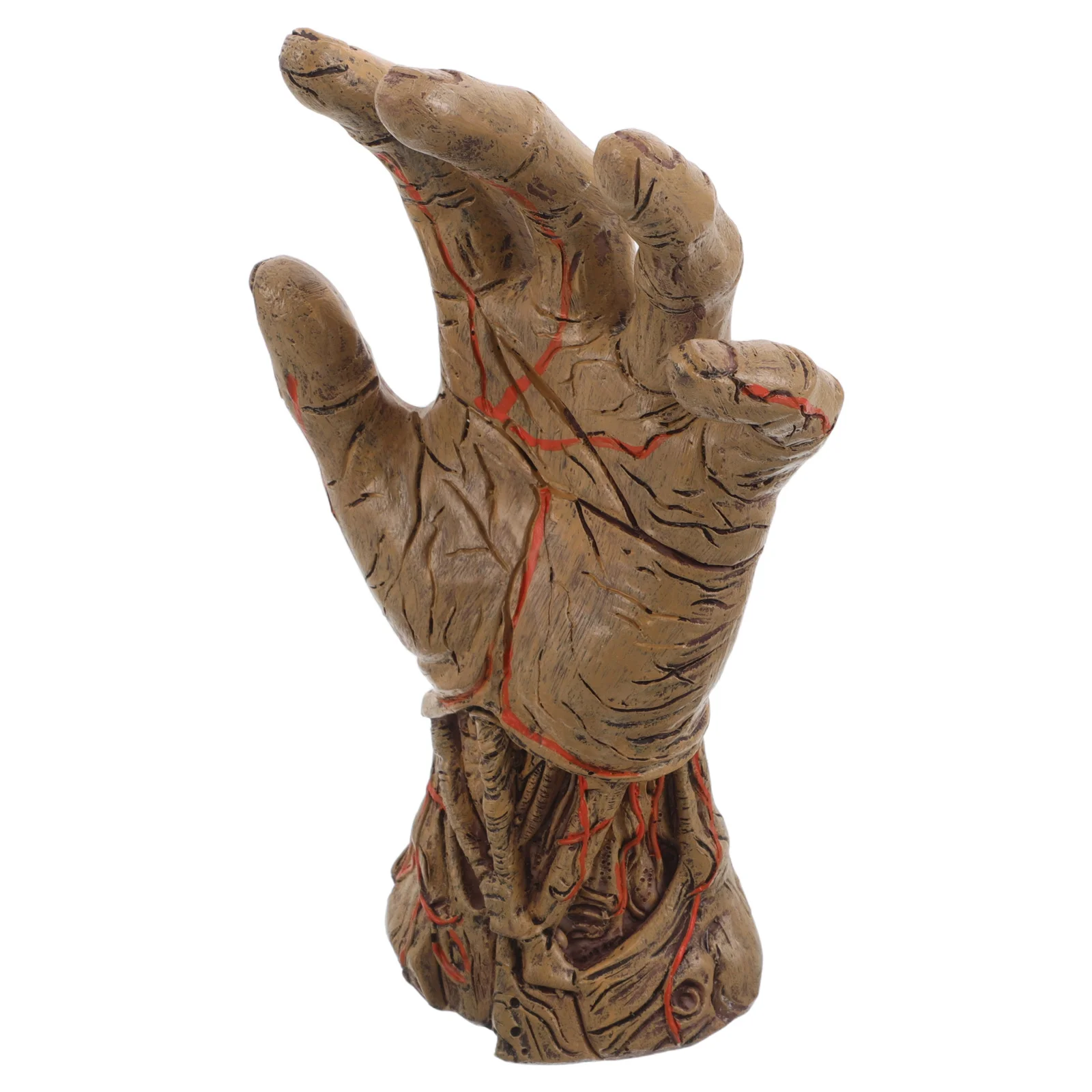 

Hand Shape Jewelry Holder Halloween Decor Vintage Resin Key Necklace Ring Organizer Stand Desktop Display for Home Office