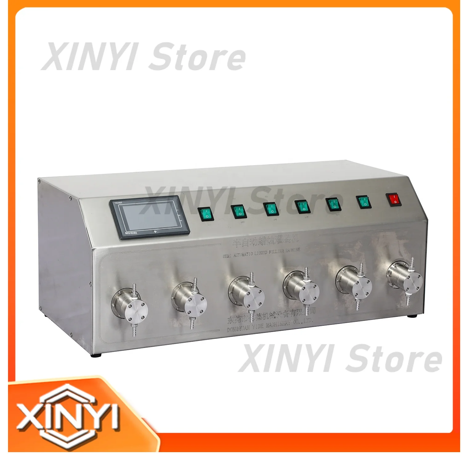 Table Top Semi Automatic 6 Nozzles Bottle Diffuser Fragrance Oil Essence Aroma Perfume Filling Machine for Essential Oil