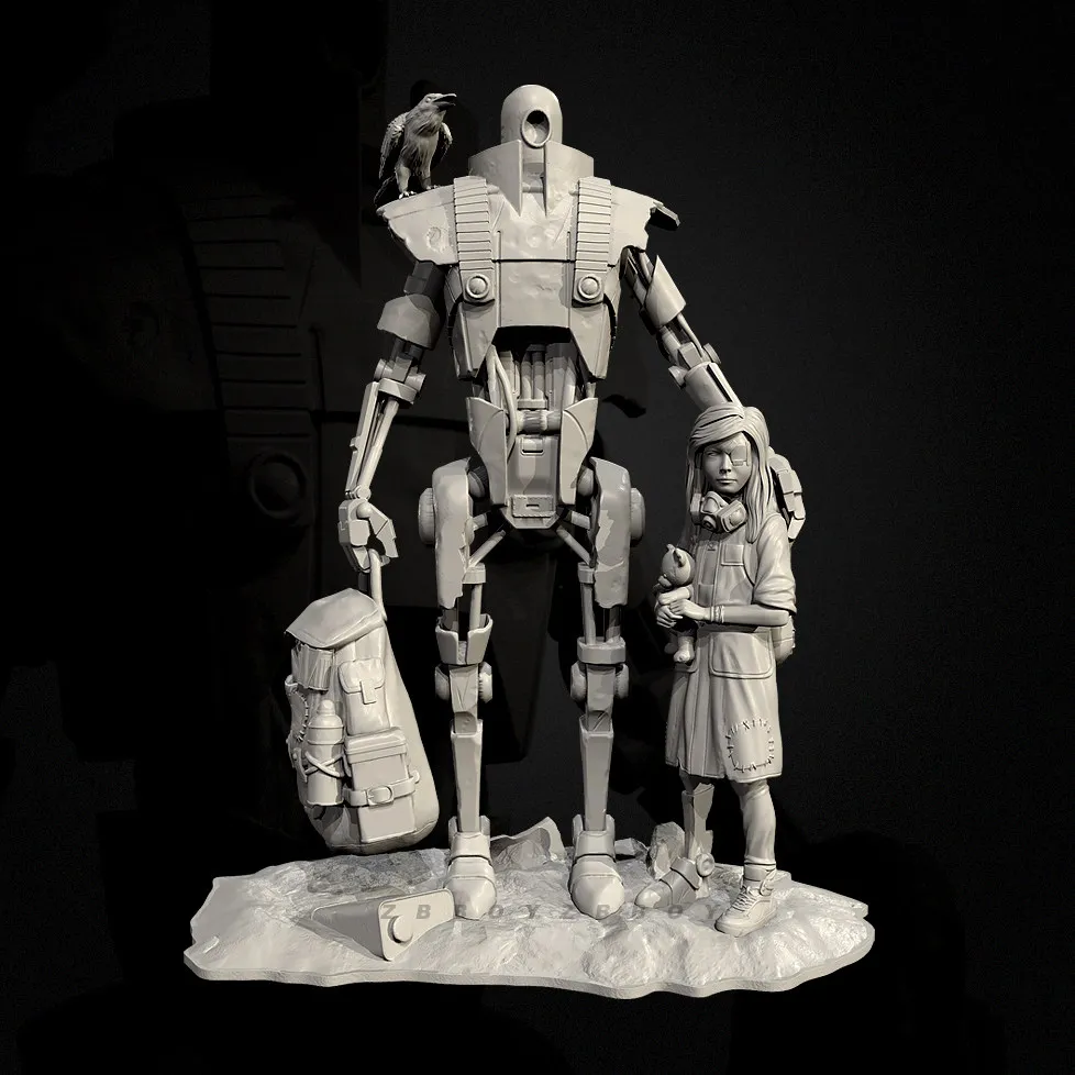 The height of man 50mm 75mm 90mm Resin soldier kits colorless and self-assembled （3D Printing ）TD-7774/3D