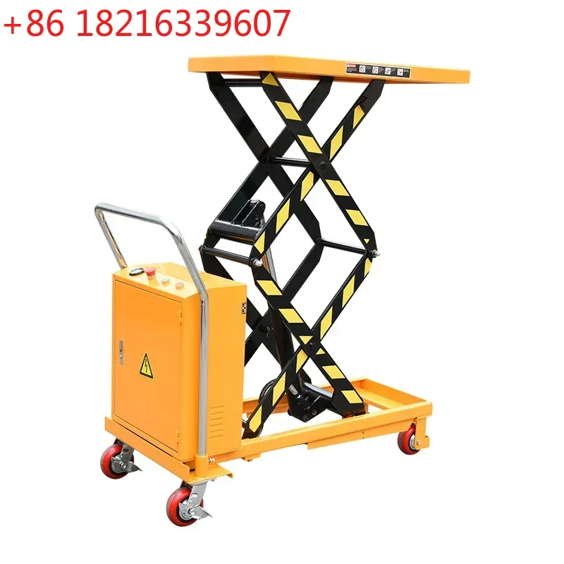 Electric hydraulic platform truck mobile hand push lifting lifting shear