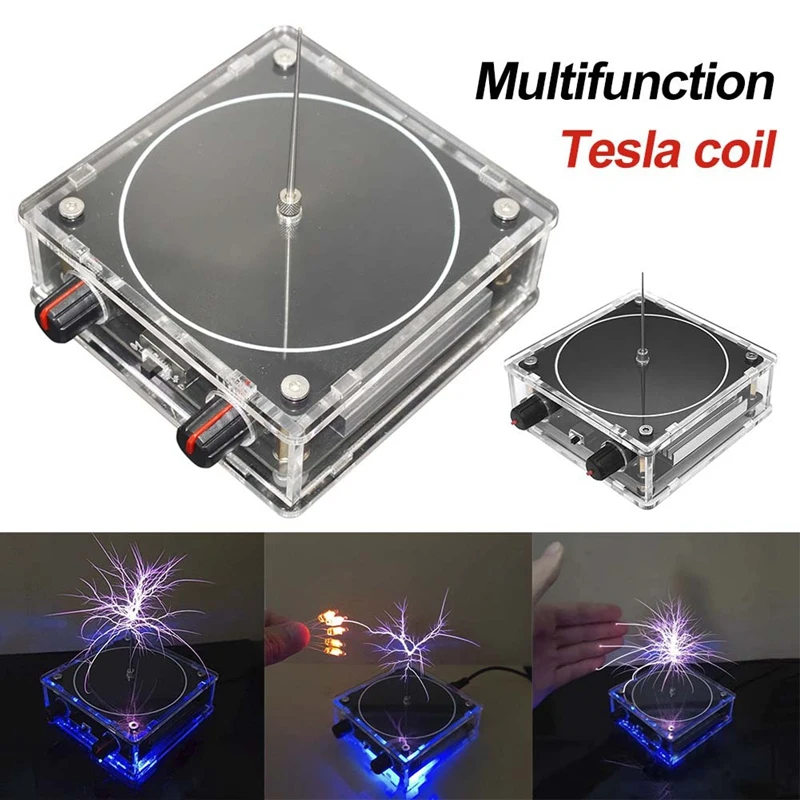 For Tesla Coil Speaker Withwireless Transmission Bluetooth Forarc Plasma Loudspeaker Forscience Experiments Andteaching EU PLUG
