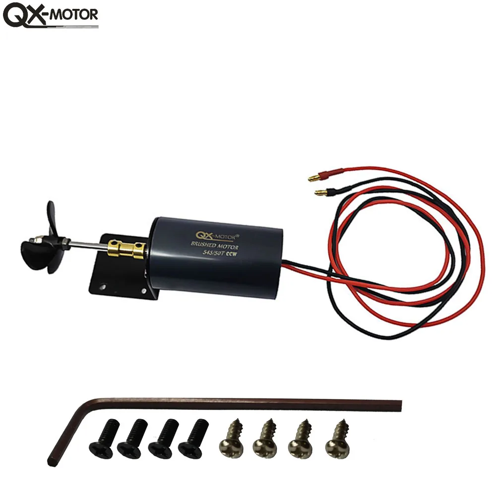 QX-Motor 545/50T Underwater Propeller 12V~16V Brush Motor For Unmanned / Nesting Trawler/Remote Control /Duck Boat