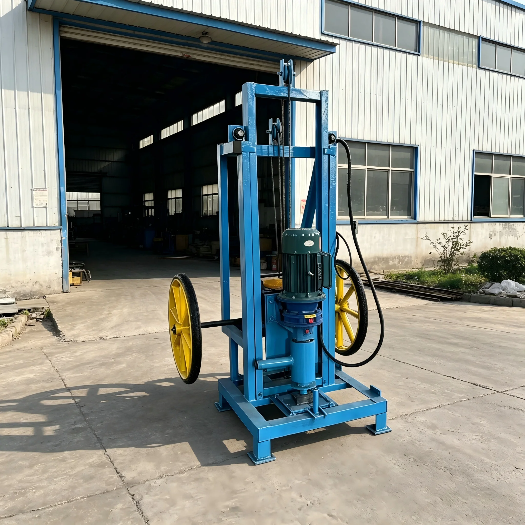 

Customized 100m Water Well Drilling Rig – Portable Mini Electric Hydraulic Drilling Machine Popular Hot-Selling Model
